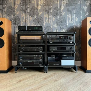 LINN MAJIK 140 FLOOR STANDING PASSIVE SPEAKERS. IN CHERRY. STUNNING SOUND. BOXED.