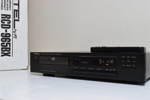 ROTEL RCD-965BX CLASSIC STEREO HI FI CD PLAYER. WITH REMOTE. EXCELLENT PERFORMER.