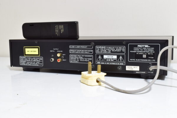 ROTEL RCD-965BX CLASSIC STEREO HI FI CD PLAYER. WITH REMOTE. EXCELLENT PERFORMER. - Image 11