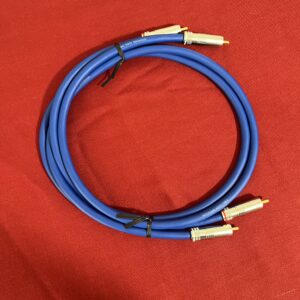GENUINE ACCUPHASE 1.2M GOLD PLATED RCA ANALOGUE PHONO CABLE. HI-FI INTERCONNECT.