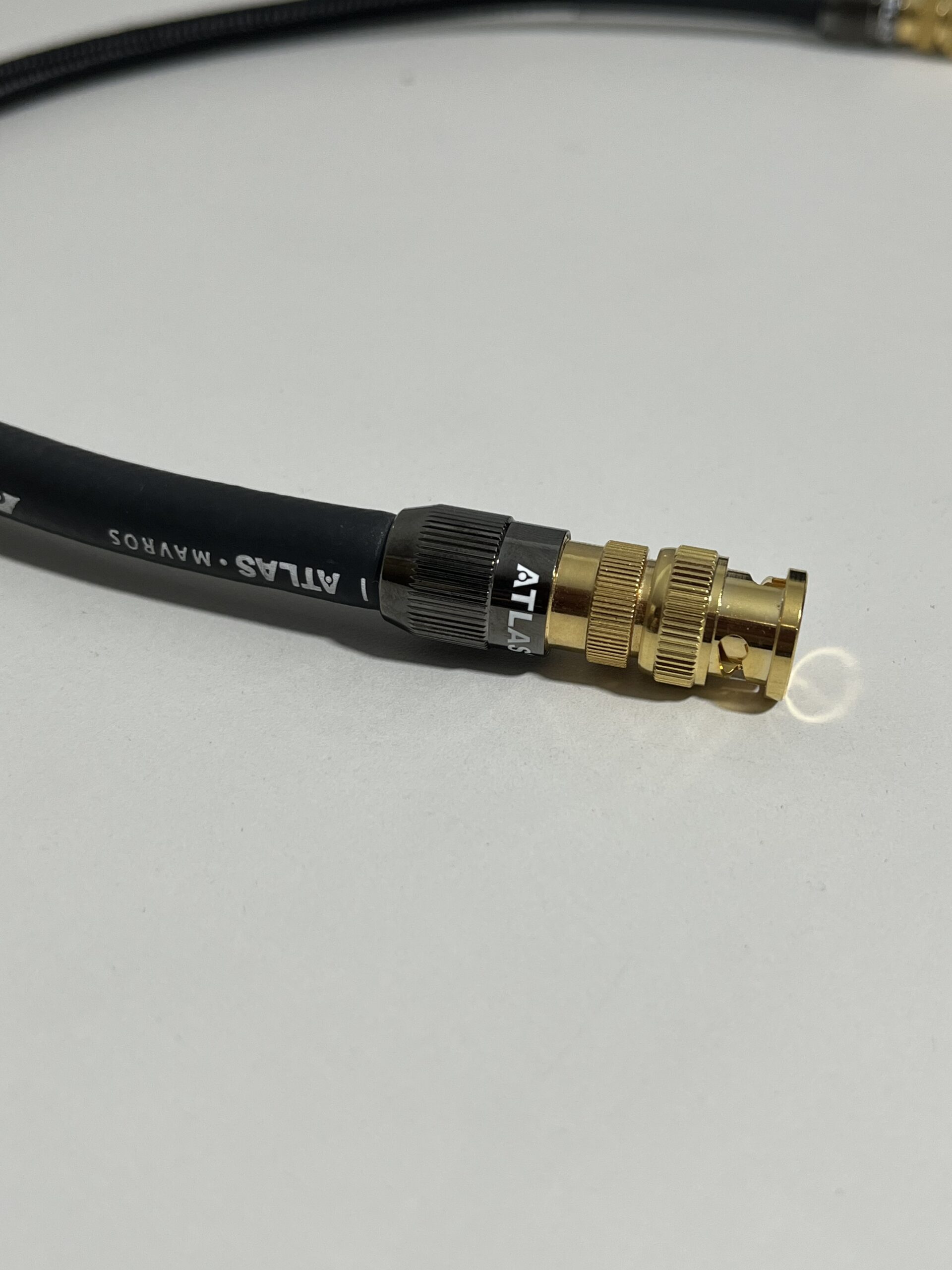 ATLAS MAVROS 75 OHM DIGITAL BNC TO BNC HI FI CABLE. 0.5M. ONE OWER FROM NEW. 3 ATLAS MAVROS 75 OHM DIGITAL BNC TO BNC HI FI CABLE. 0.5M. ONE OWER FROM NEW. - Image 3
