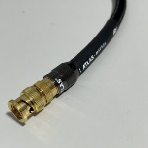 Second Hand Hi Fi 2 ATLAS MAVROS 75 OHM DIGITAL BNC TO BNC HI FI CABLE. 0.5M. ONE OWER FROM NEW.