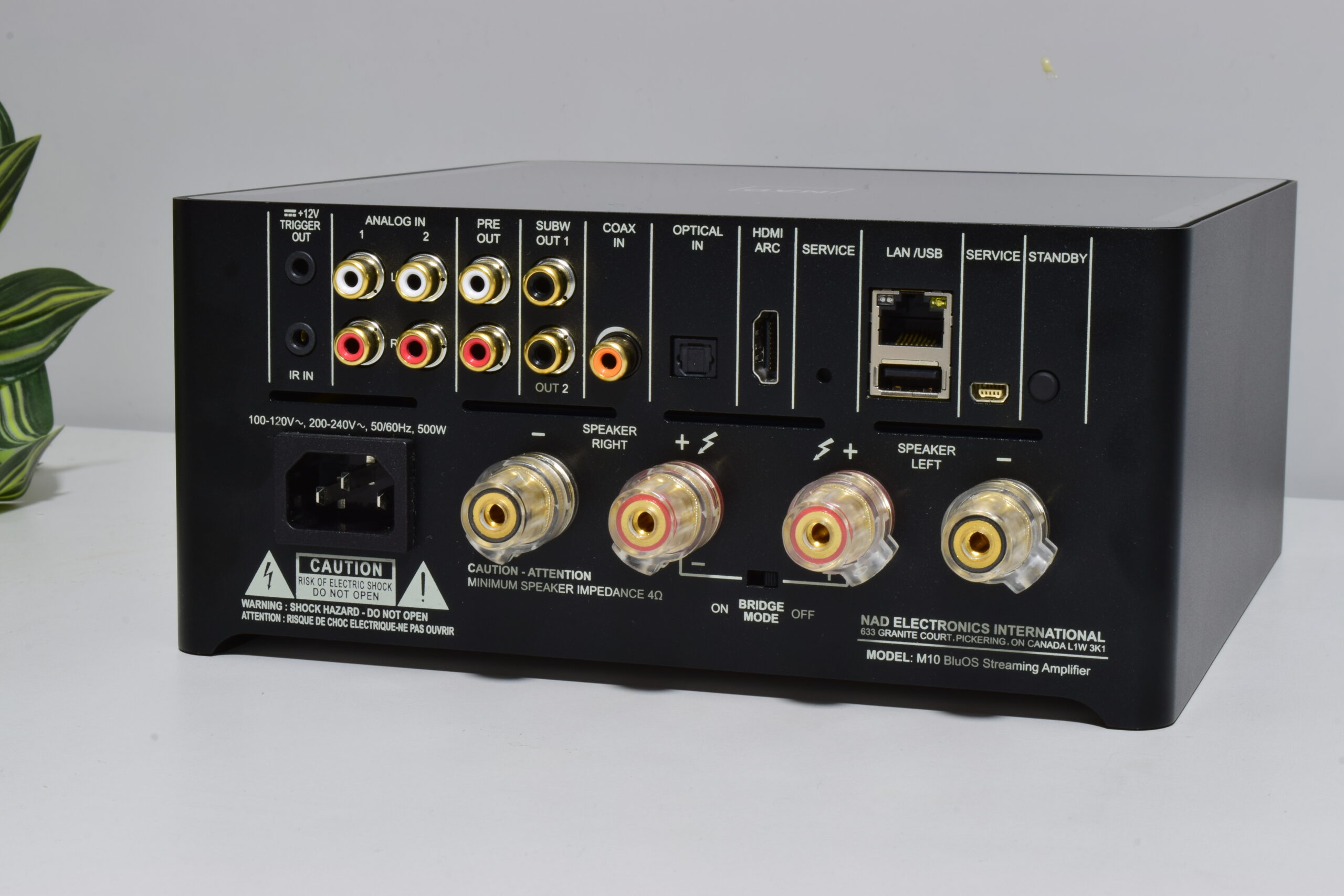 BOXED NAD M10 V1 BluOS STREAMING AMPLIFIER. ONE OWNER WITH ACCESSORIES. BEAUTY. 9 BOXED NAD M10 V1 BluOS STREAMING AMPLIFIER. ONE OWNER WITH ACCESSORIES. BEAUTY. - Image 9