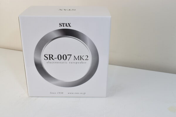 STAX SR-007 MK2 ELECTROSTATIC HEADPHONES. BOXED, MANUAL & CARRY CASE. EXCELLENT EXAMPLE.